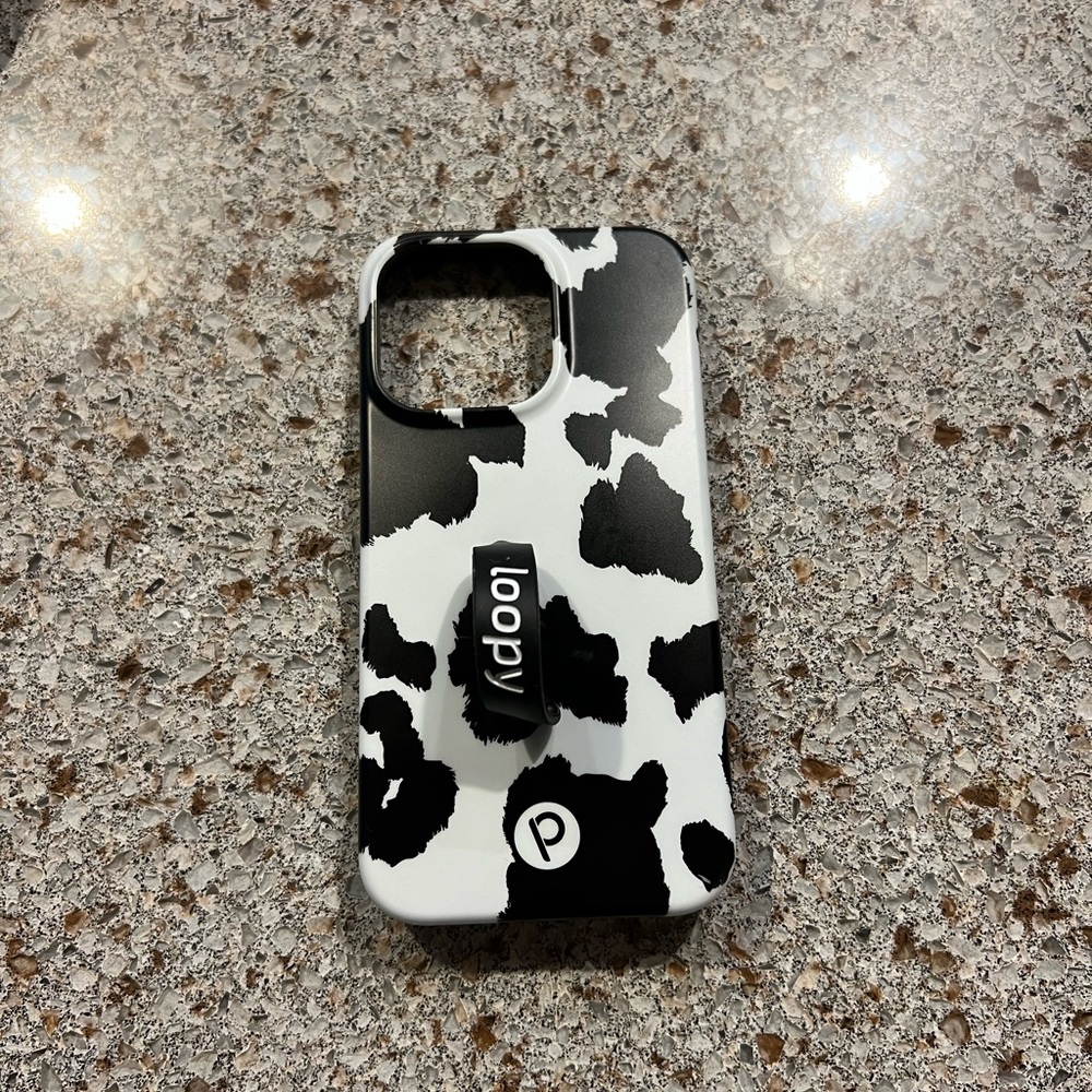 Loopy Original - iPhone 13 Pro (6.1" Screen) Cow Print